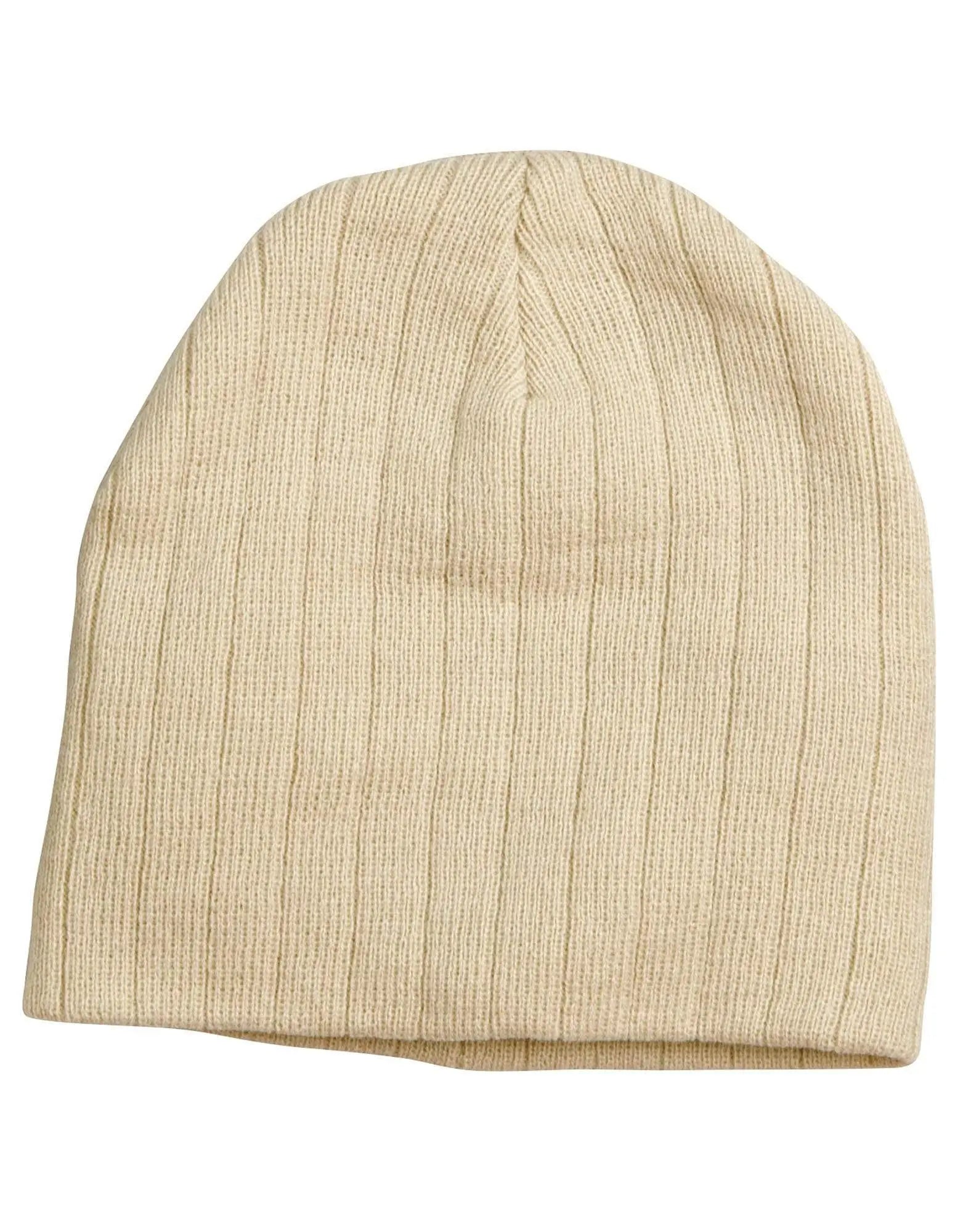 Cable Knit Beanie With Fleece Head BandCH64 Metro Workwear.